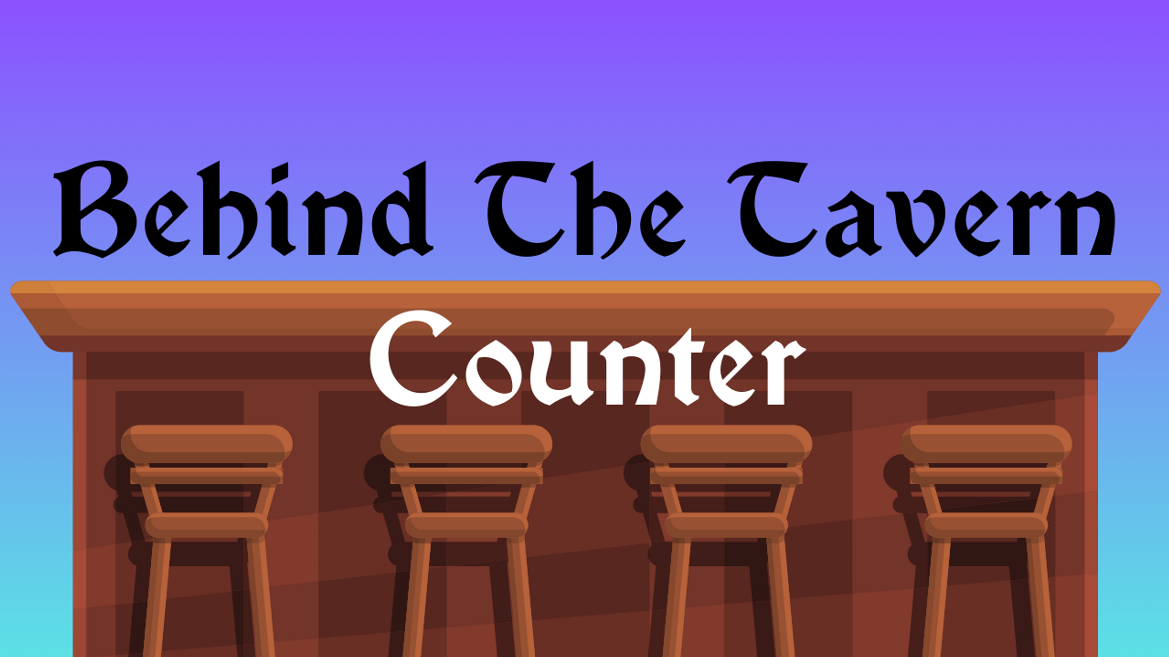 Behind the Tavern Counter